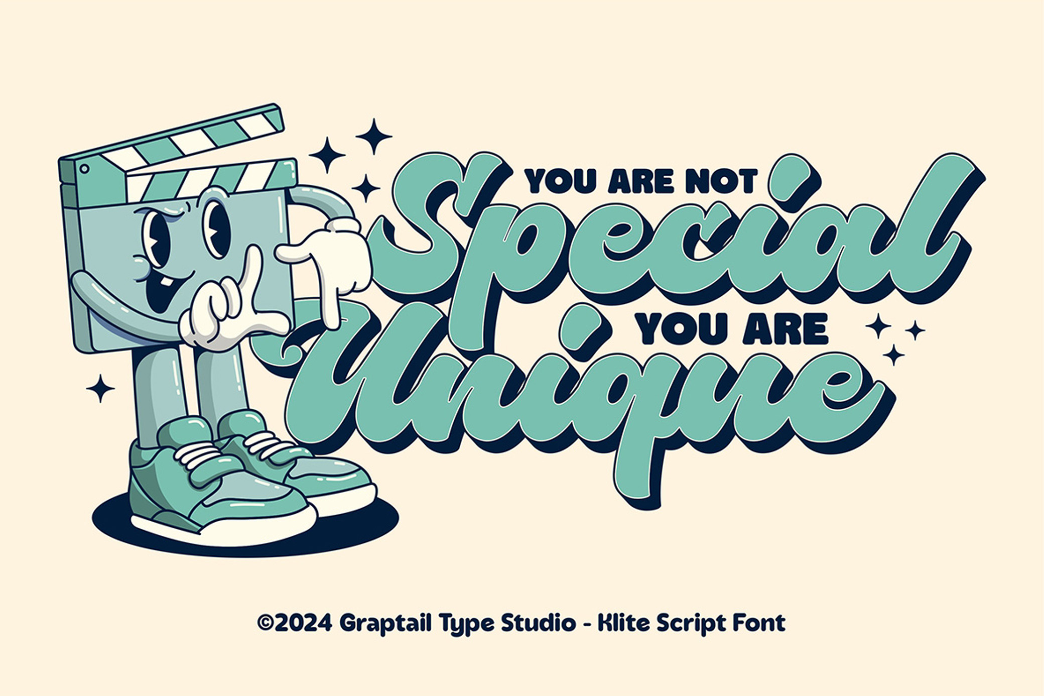 Klite Retro Script