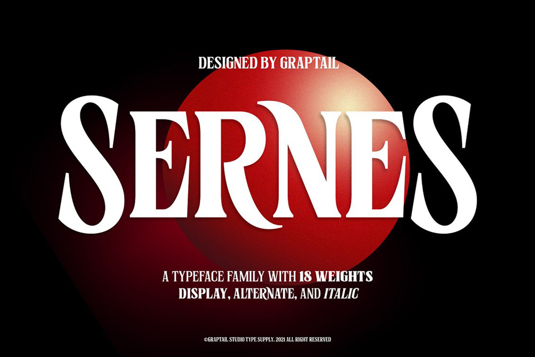 Download Sernes — Display Font