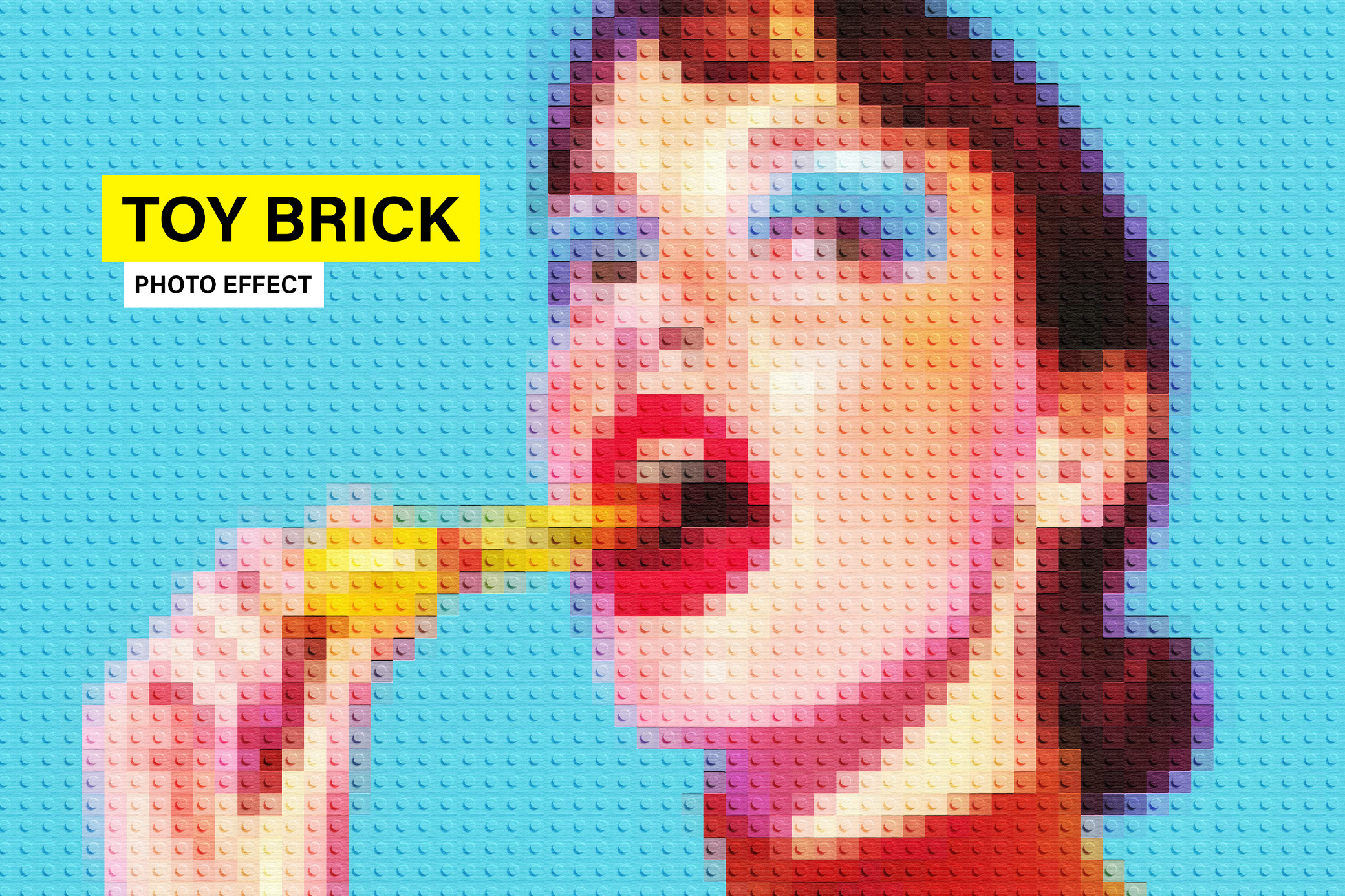 Toy Brick Photo Effect