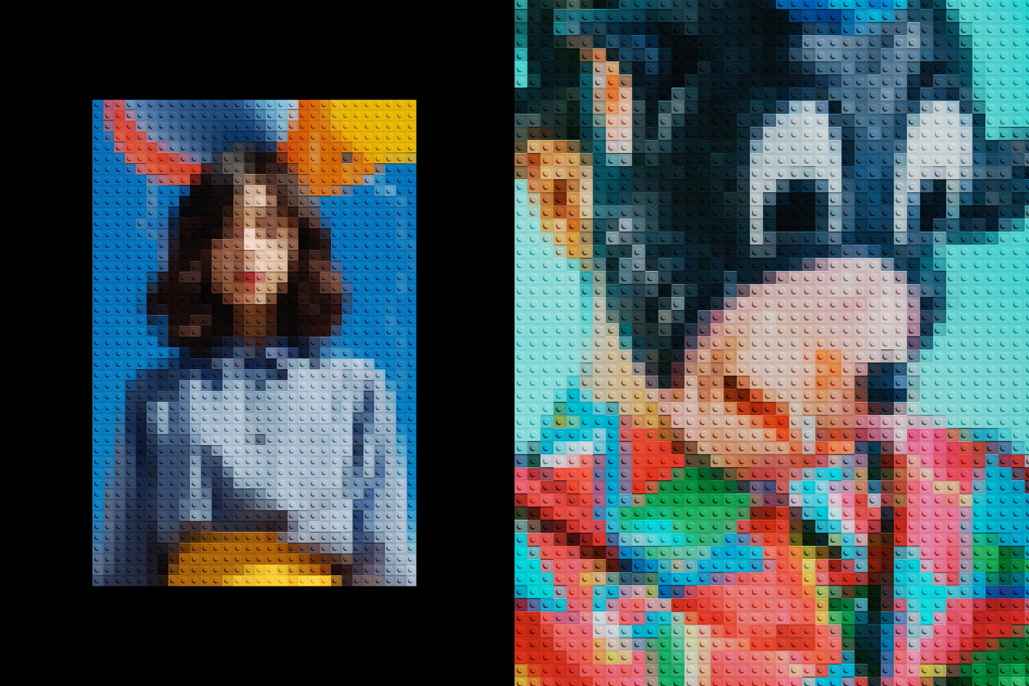 Toy Brick Photo Effect