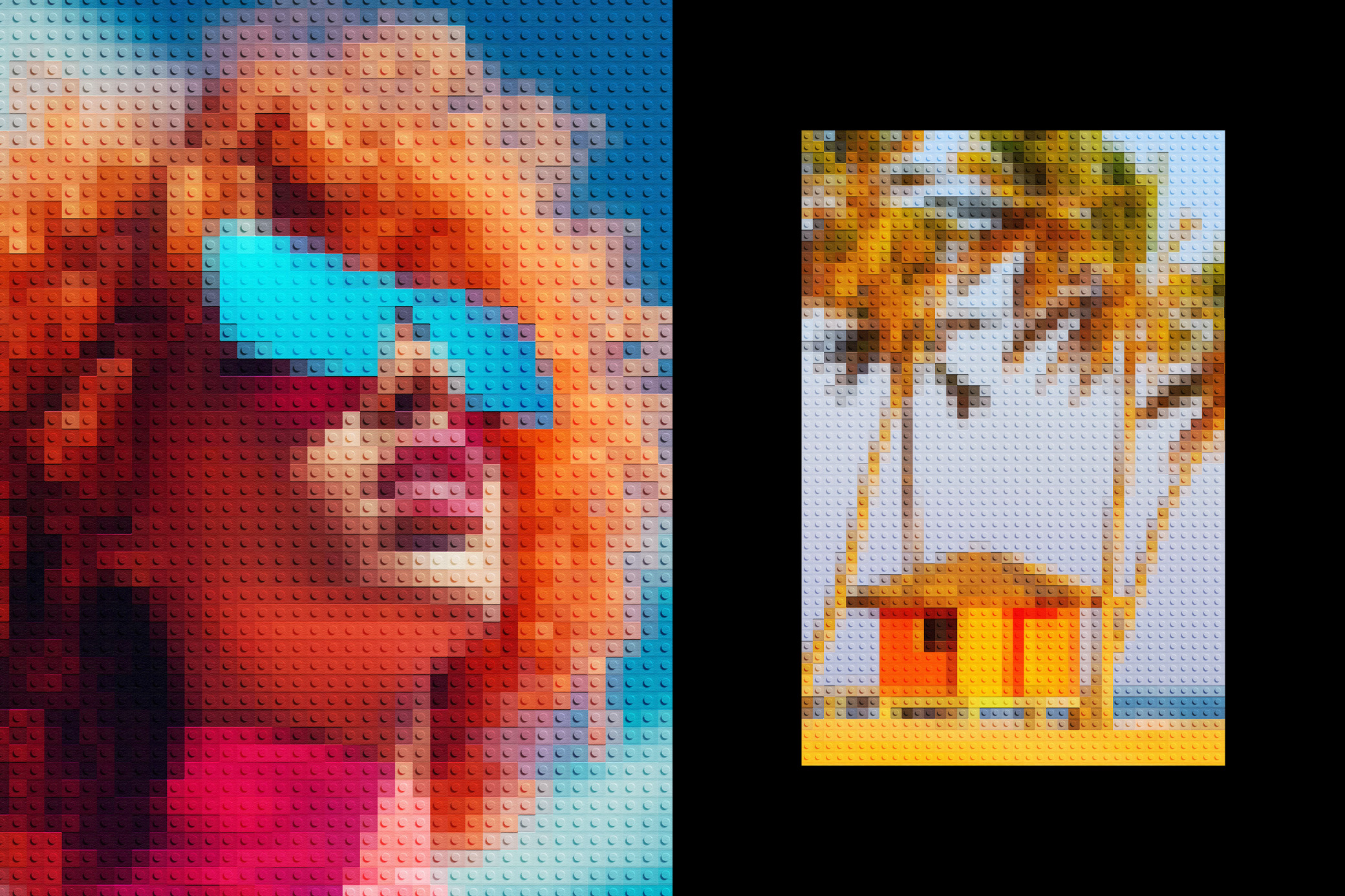 Toy Brick Photo Effect