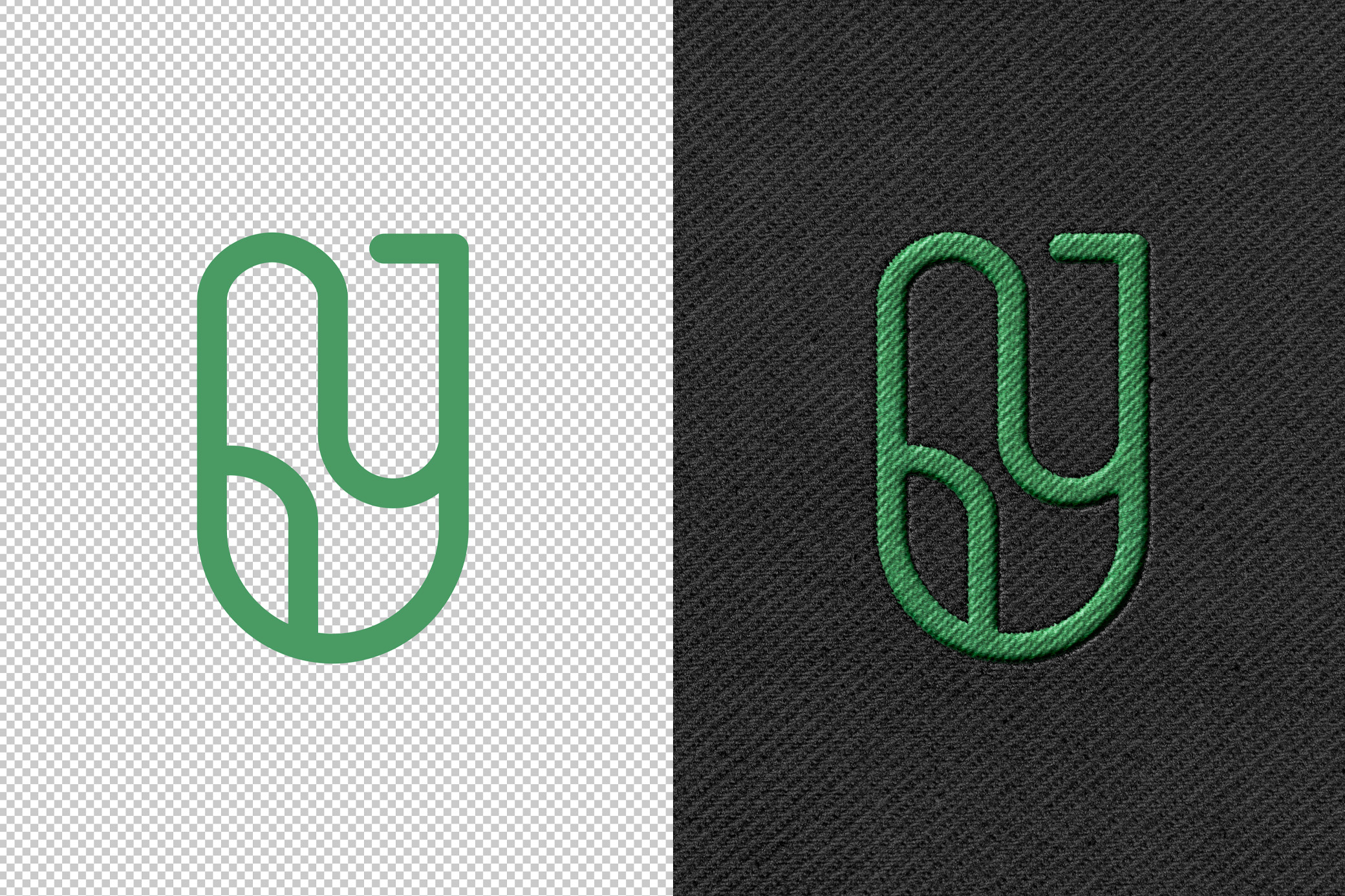 Stitching Embroidery Apparel Mockup