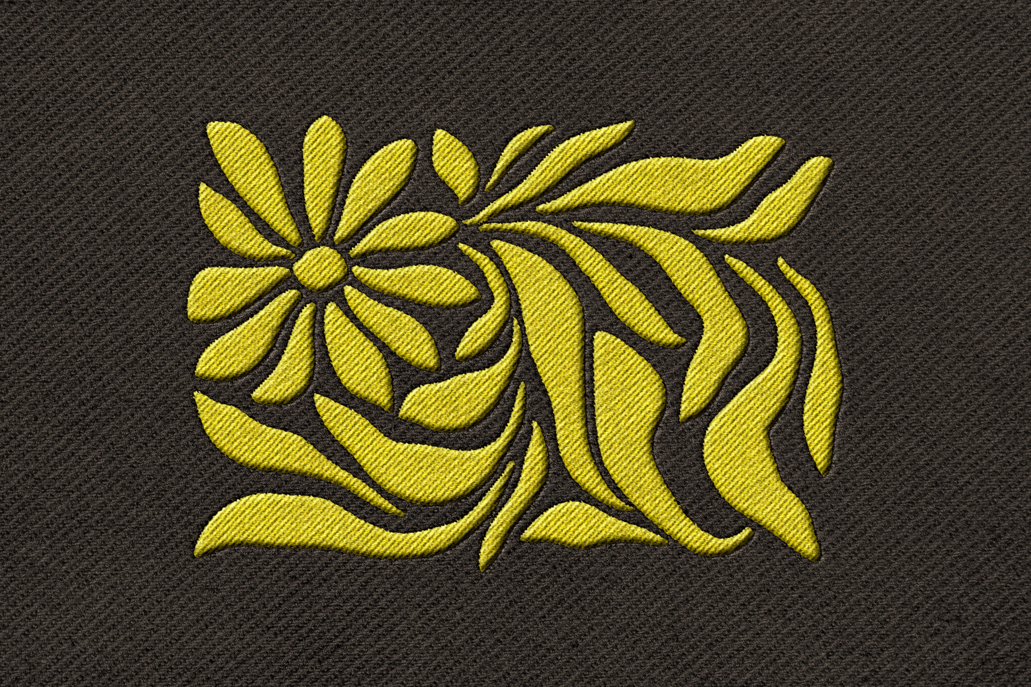 Stitching Embroidery Apparel Mockup