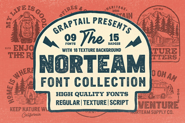 Norteam | Font Collection
