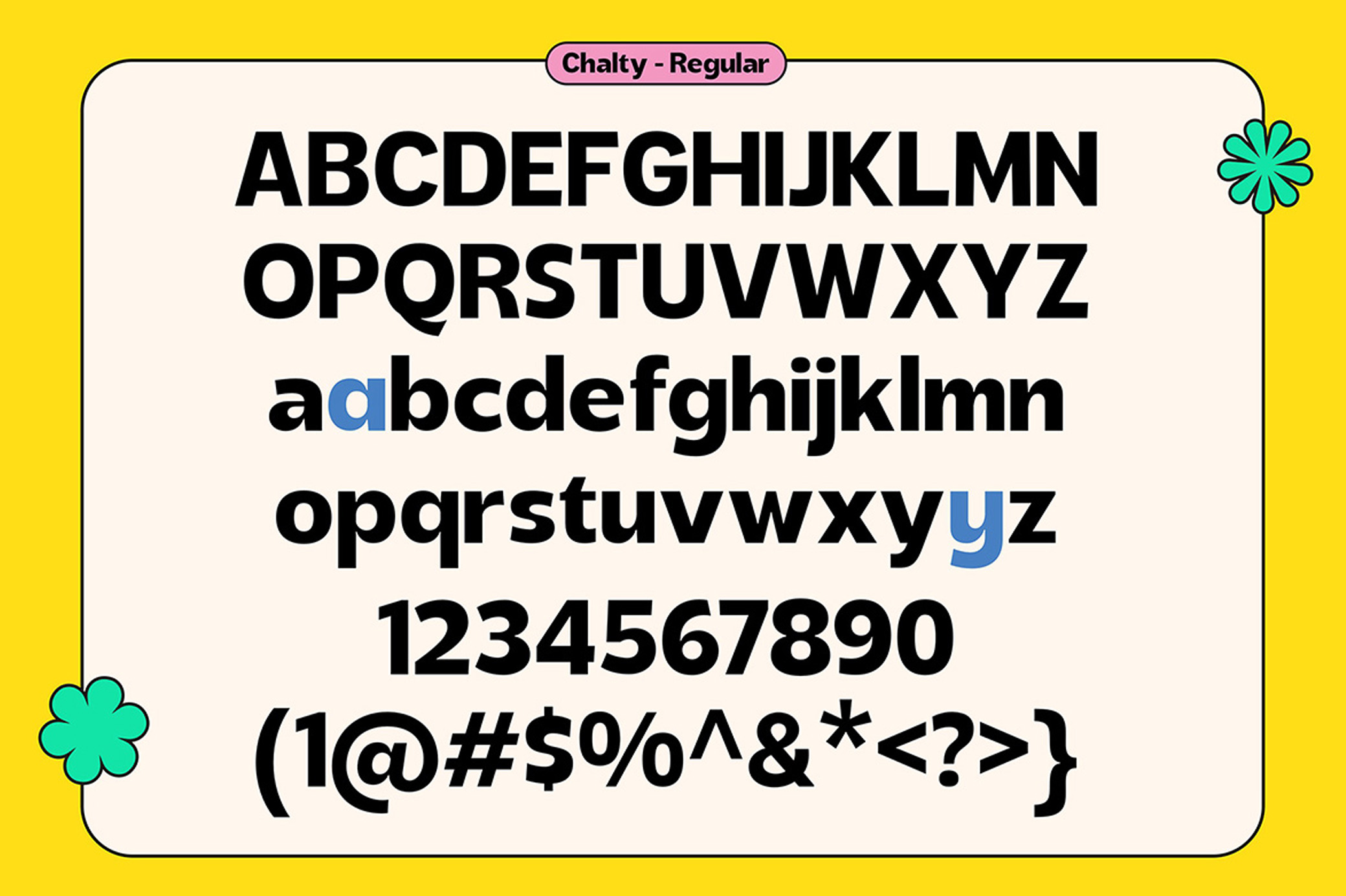 Chalty — Retro Font Family
