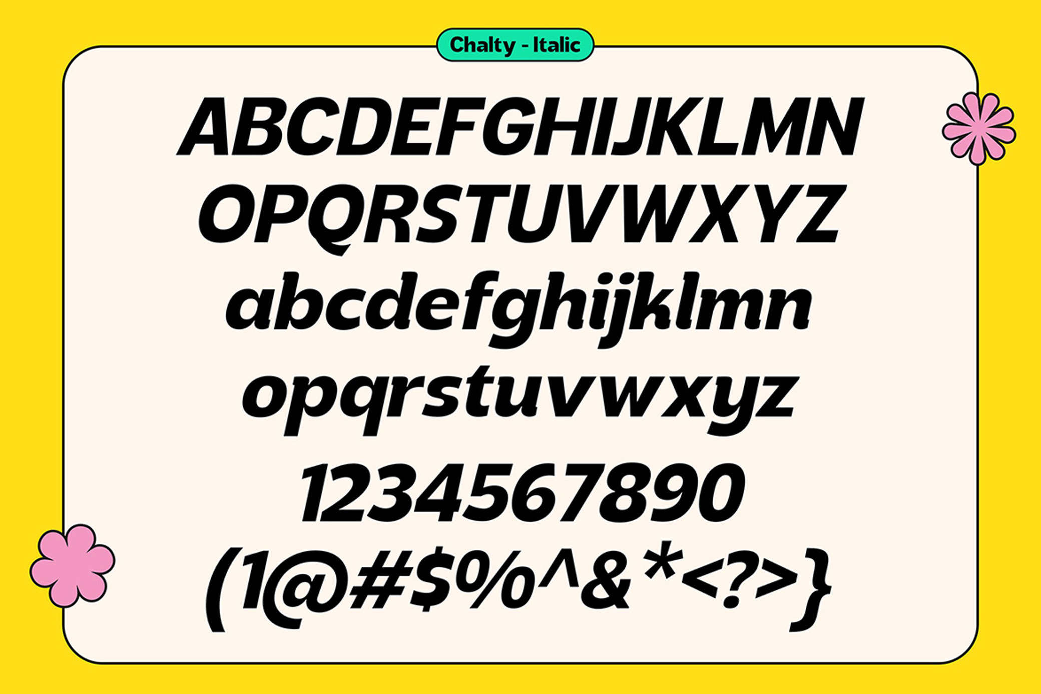 Chalty — Retro Font Family