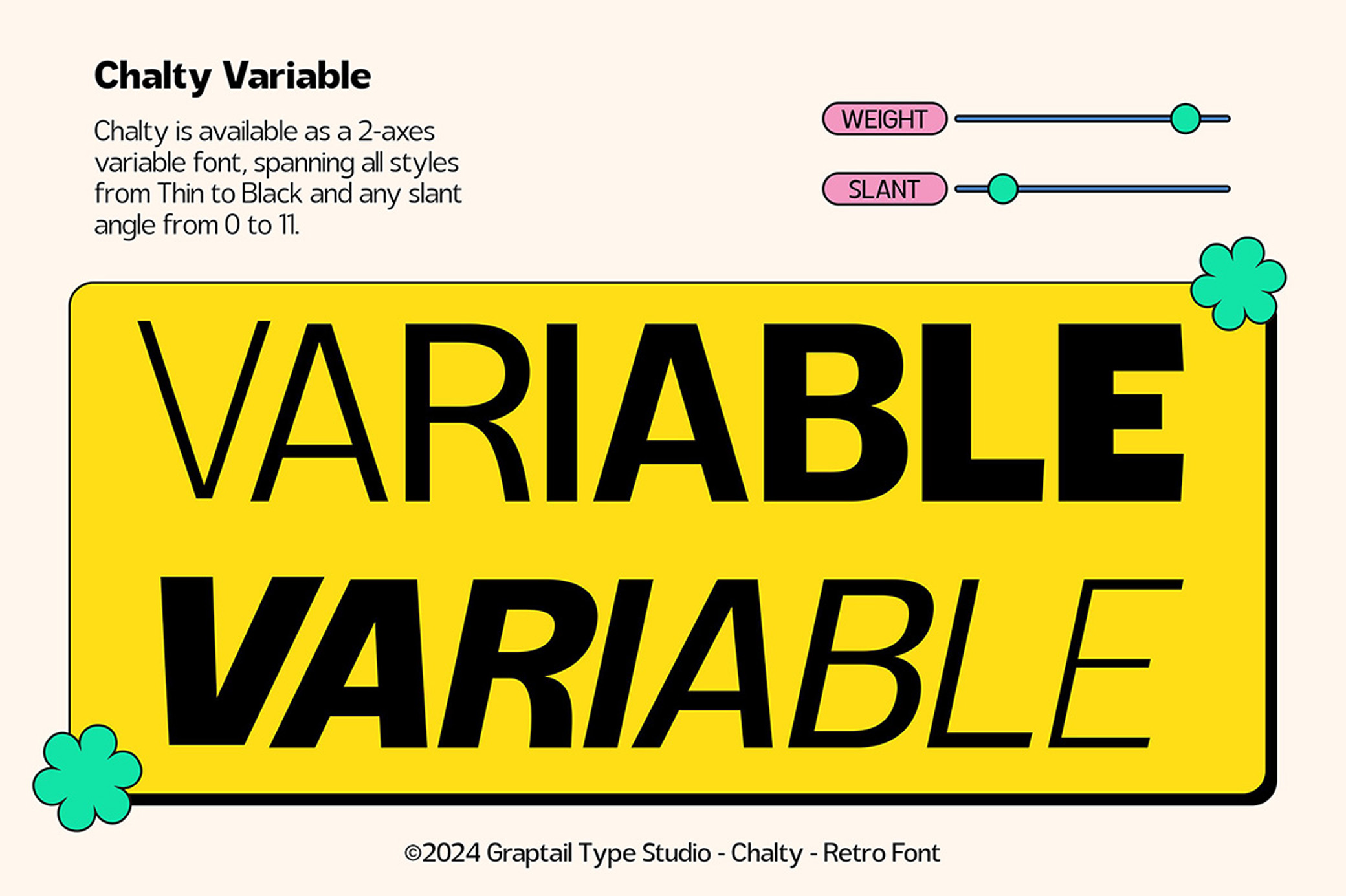 Chalty — Retro Font Family