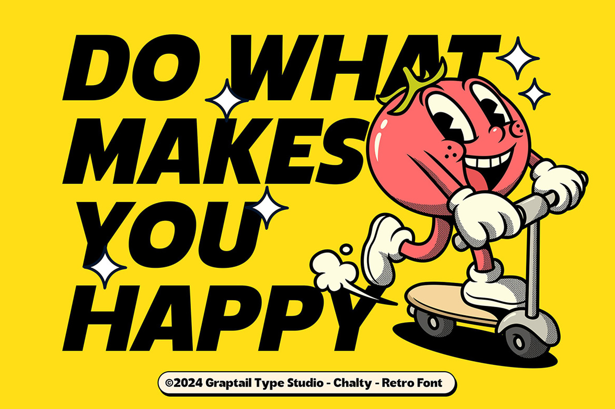 Chalty — Retro Font Family