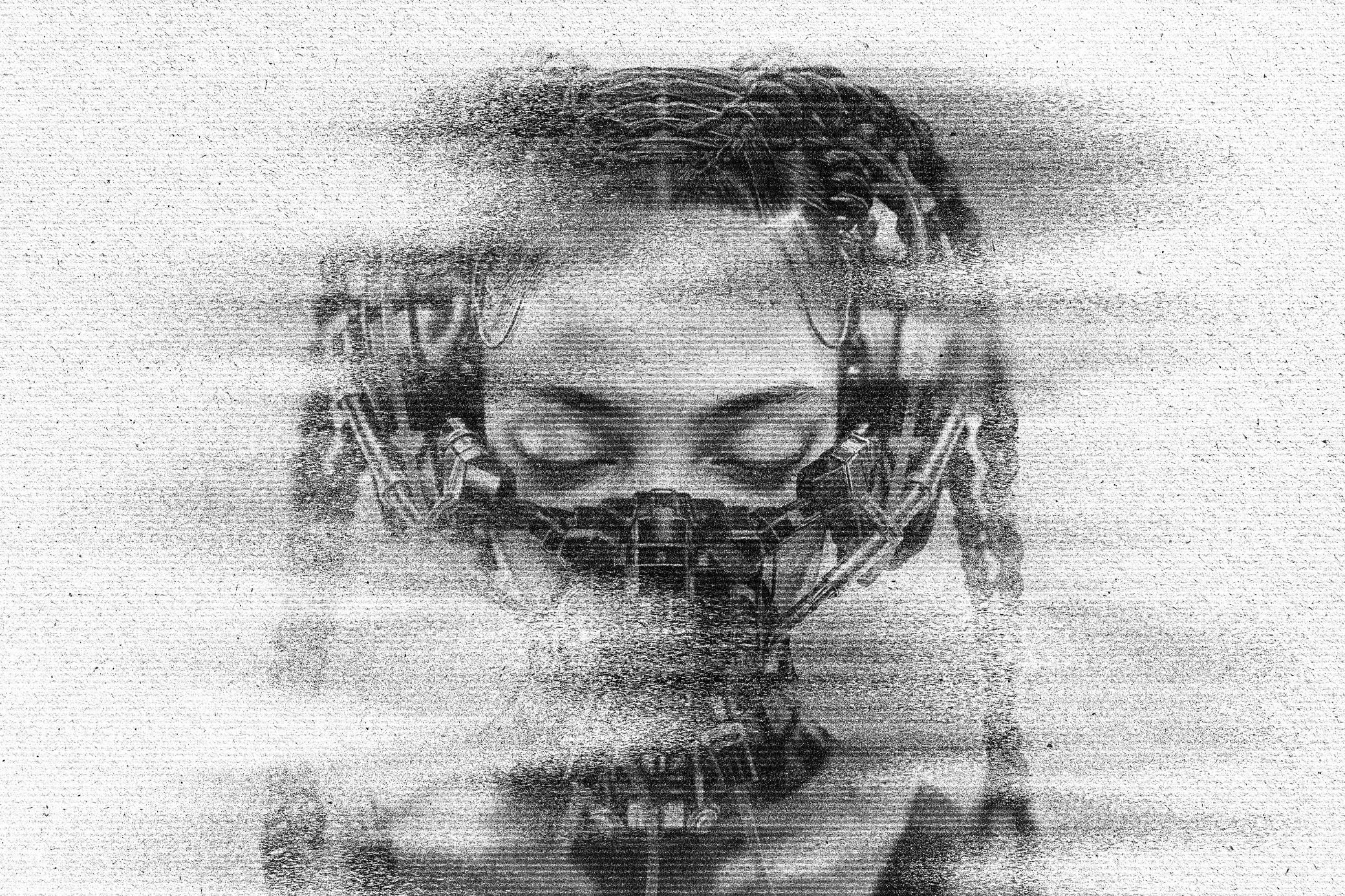 Sand Storm Photo Effect