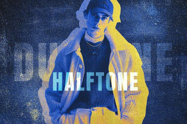 Halftone Duotone Photo Effect