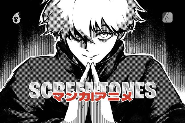 Manga Screentone Brushes for Affinity