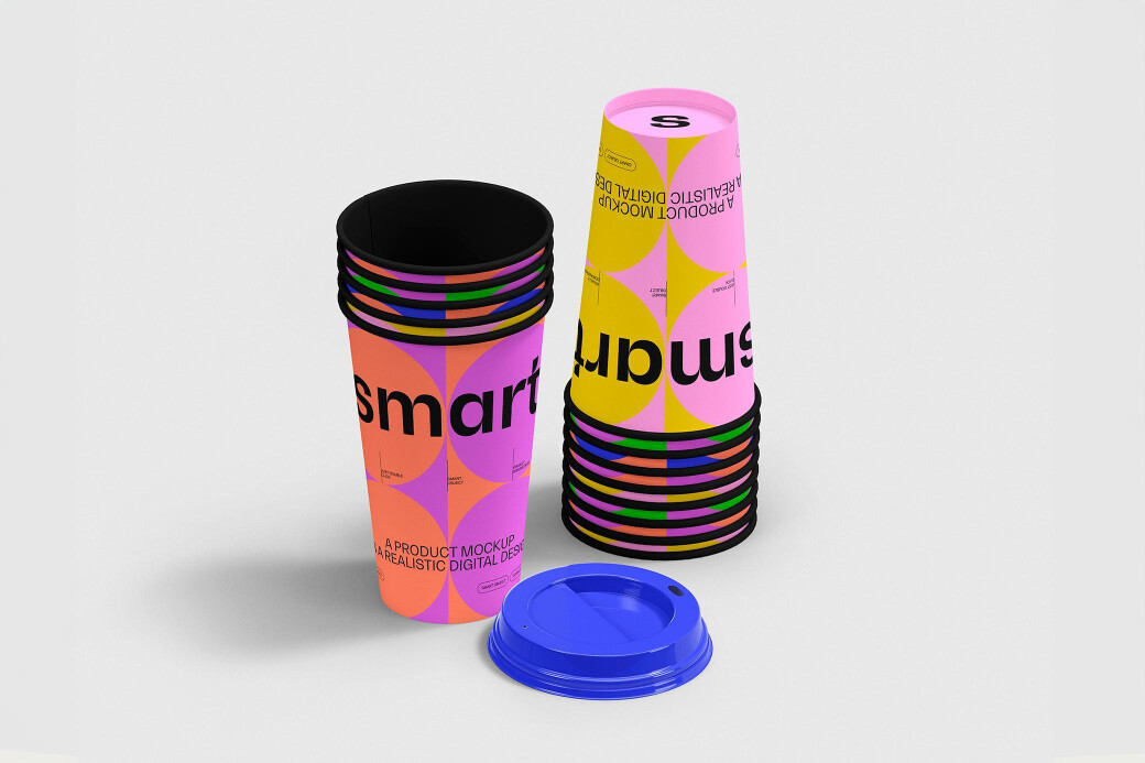 BRIGHT Paper Packaging Mockup Vol.1