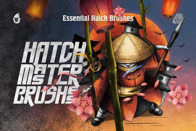 Hatch Master Brushes for Affinity Designer