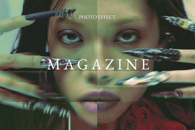Fashion Magazine Photo Effect
