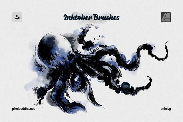 Inktober Affinity Brushes