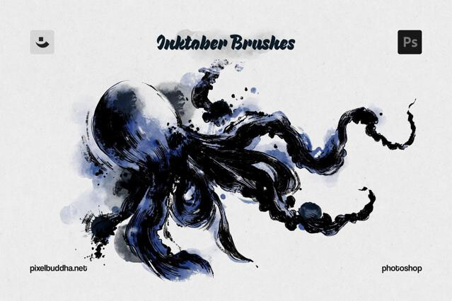 Inktober Photoshop Brushes