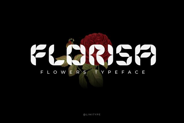 Florisa — Flowers Font