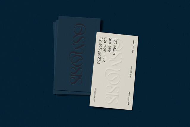 OSMOSIS — Business Card Mockup Vol.1