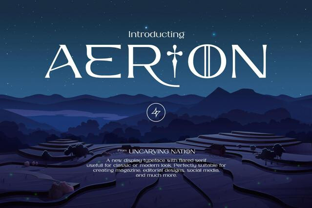 Aerion — Display Serif