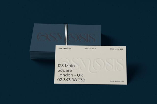 OSMOSIS — Business Card Mockup Vol.2
