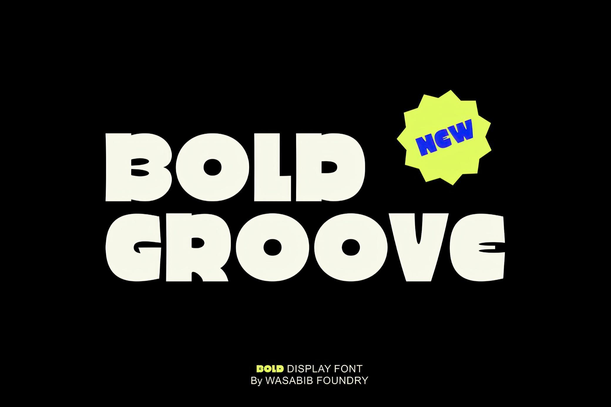 WTF Bold Groove — Display Font