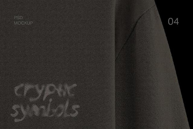 Sweatshirt Fabric Closeup Mockup