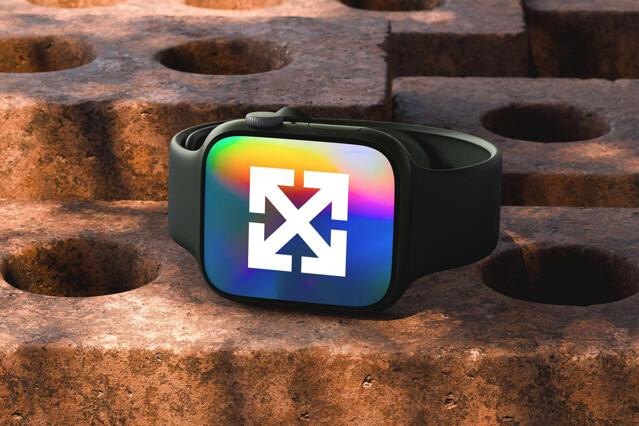Brick Backdrop Apple Watch Mockup