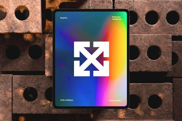 Red Bricks iPad Mockup
