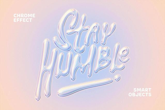 Pastel Holo Text & Logo Effect