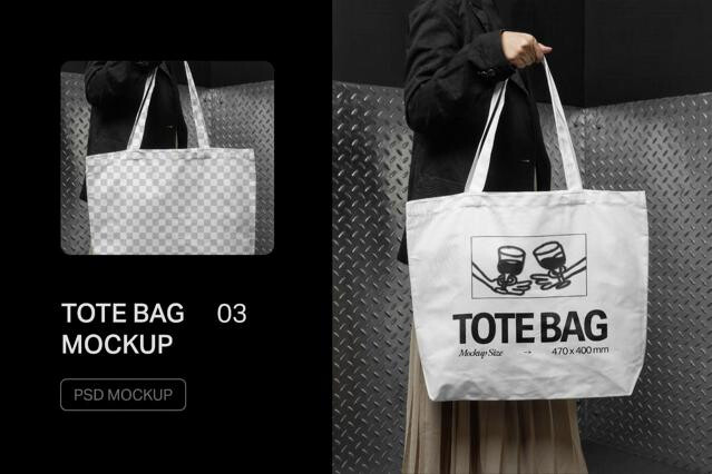 Canvas Tote Bag Mockup