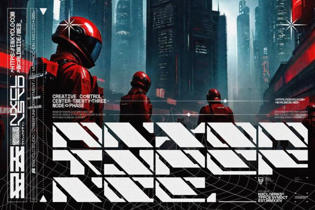 NCL Raxor — Futuristic Cyberpunk Font
