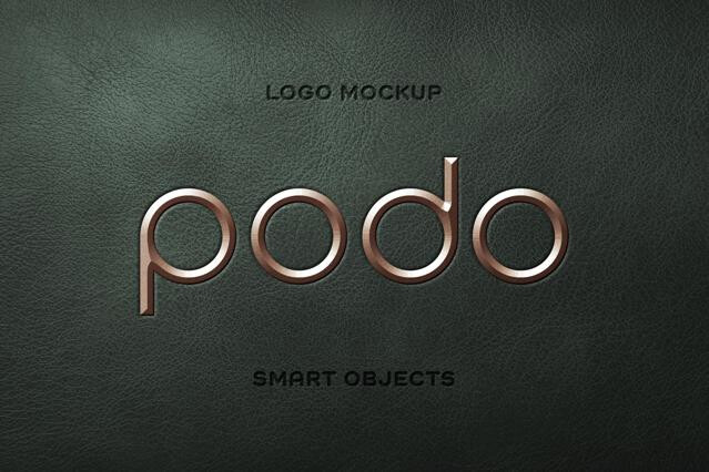 Metal Engraving Text & Logo Mockup