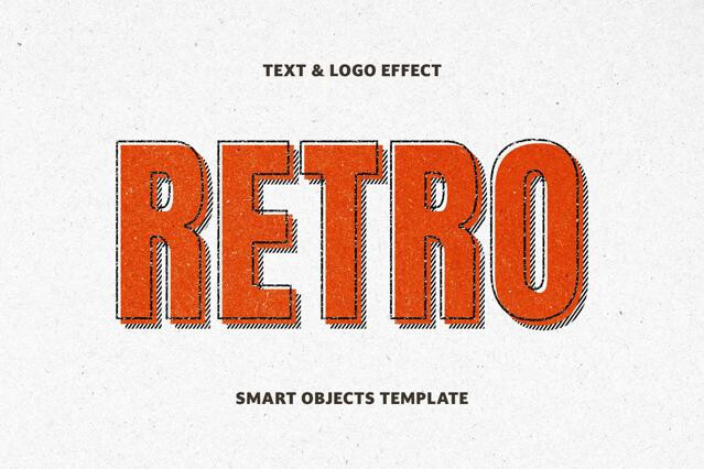 Retro Cartoon Text Effect