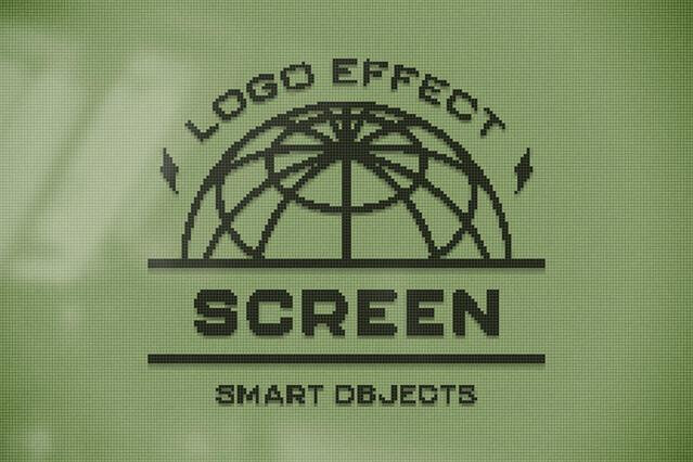 LCD Screen Text & Logo Effect