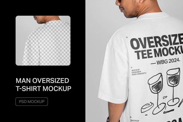 Men's Cotton T-Shirt Mockup