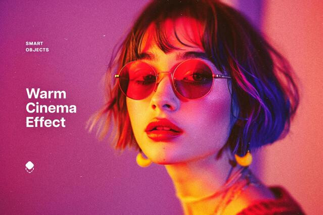 Warm Cinema Photo Effect