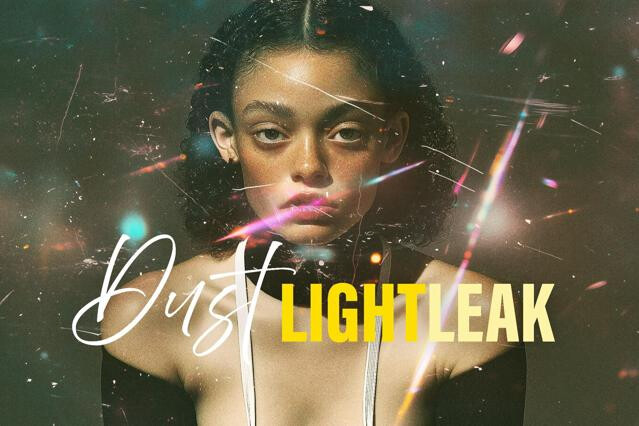 Dust and Light Leaks Photo Effect