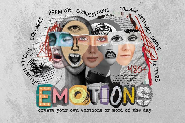 Emotions: Collage & Illustrations
