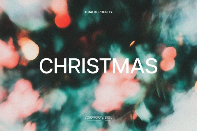 Blurred Christmas Backgrounds