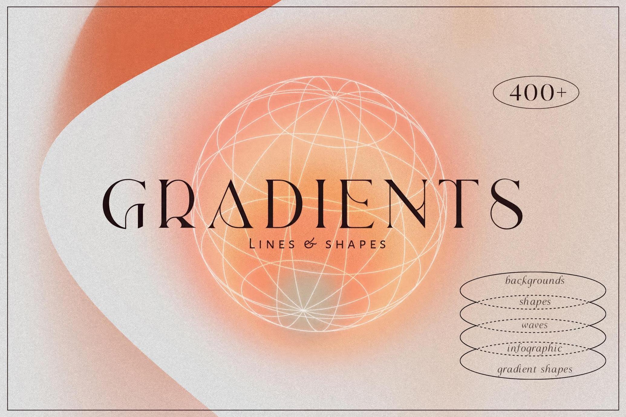 GRADIENTS: Lines & Shapes Collection