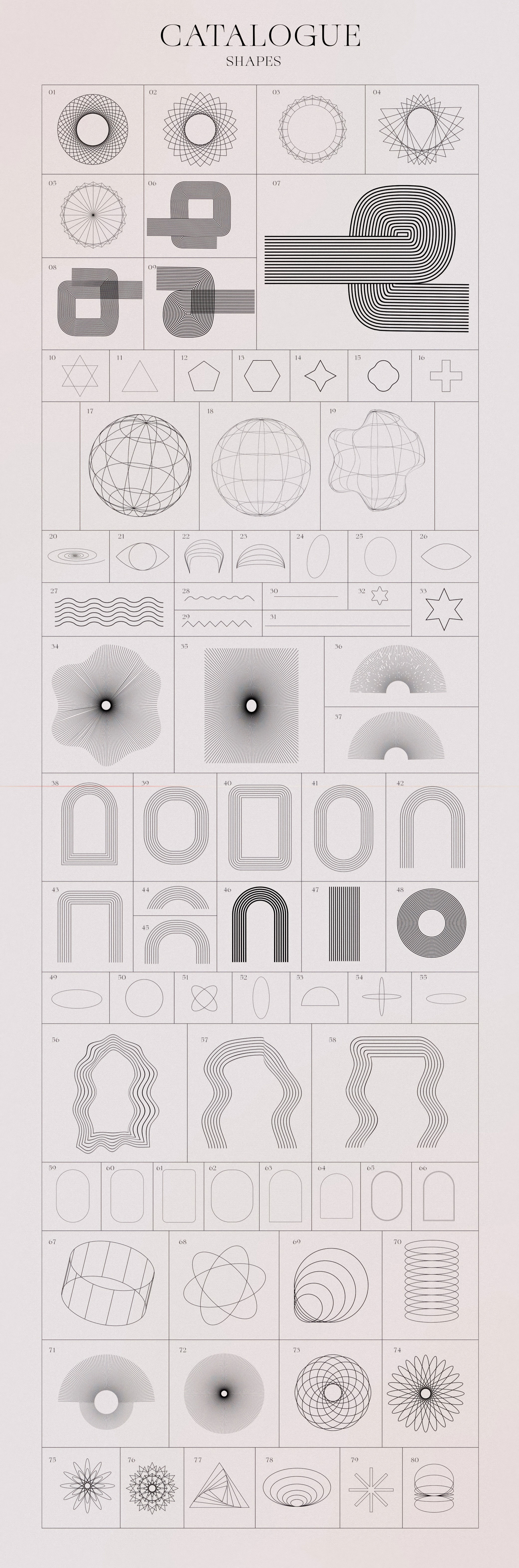 GRADIENTS: Lines & Shapes Collection