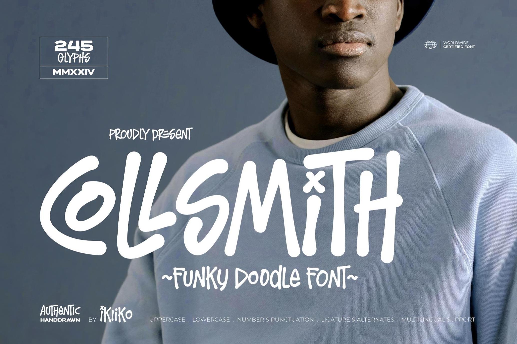 Collsmith — Funky Doodle Font