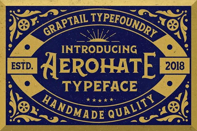 Aerohate Typeface & Extras
