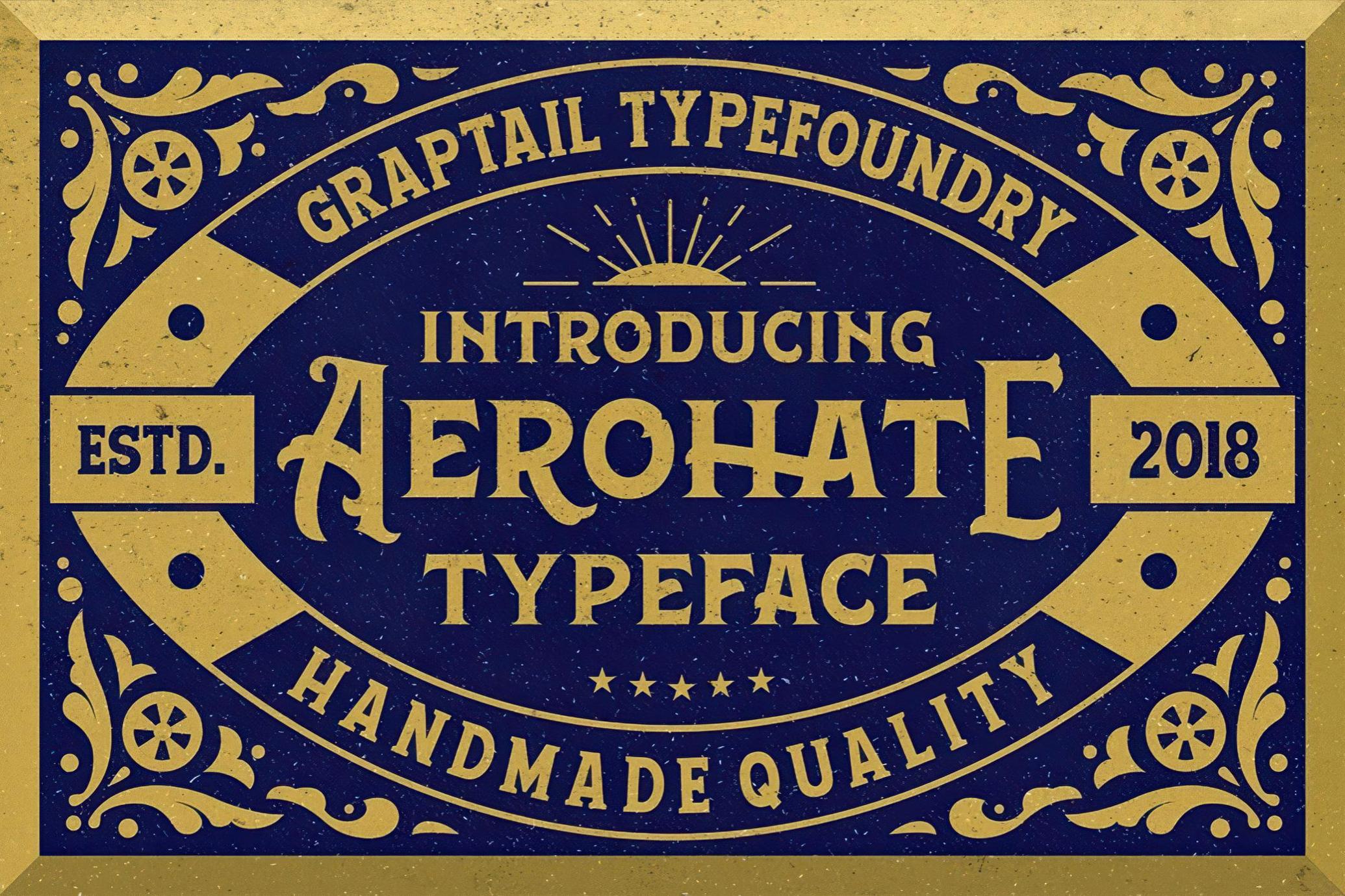 Aerohate Typeface & Extras