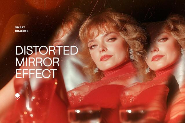 Distorted Mirror Photo Effect