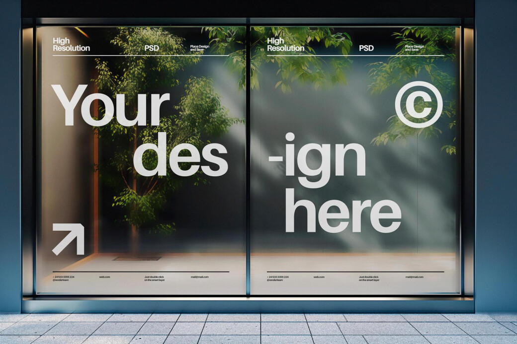 Shopfront Ad Mockup