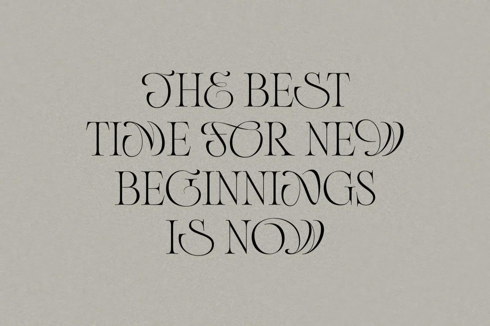 Luxury Charm — Modern Ligature Font