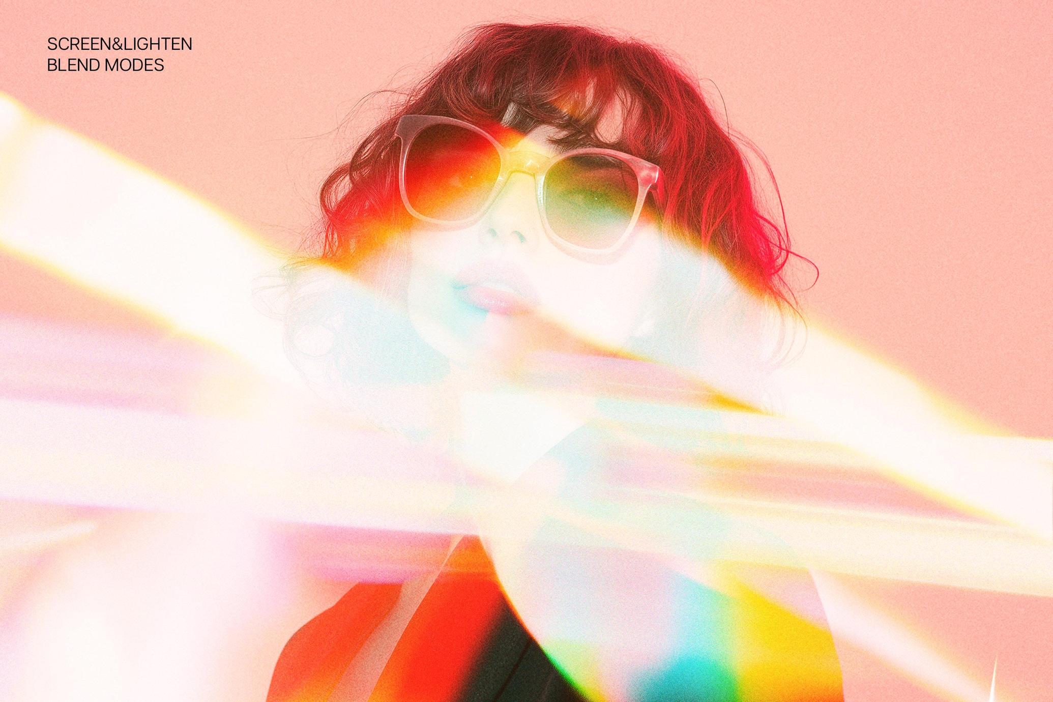 Vibrant Light Leaks Overlays