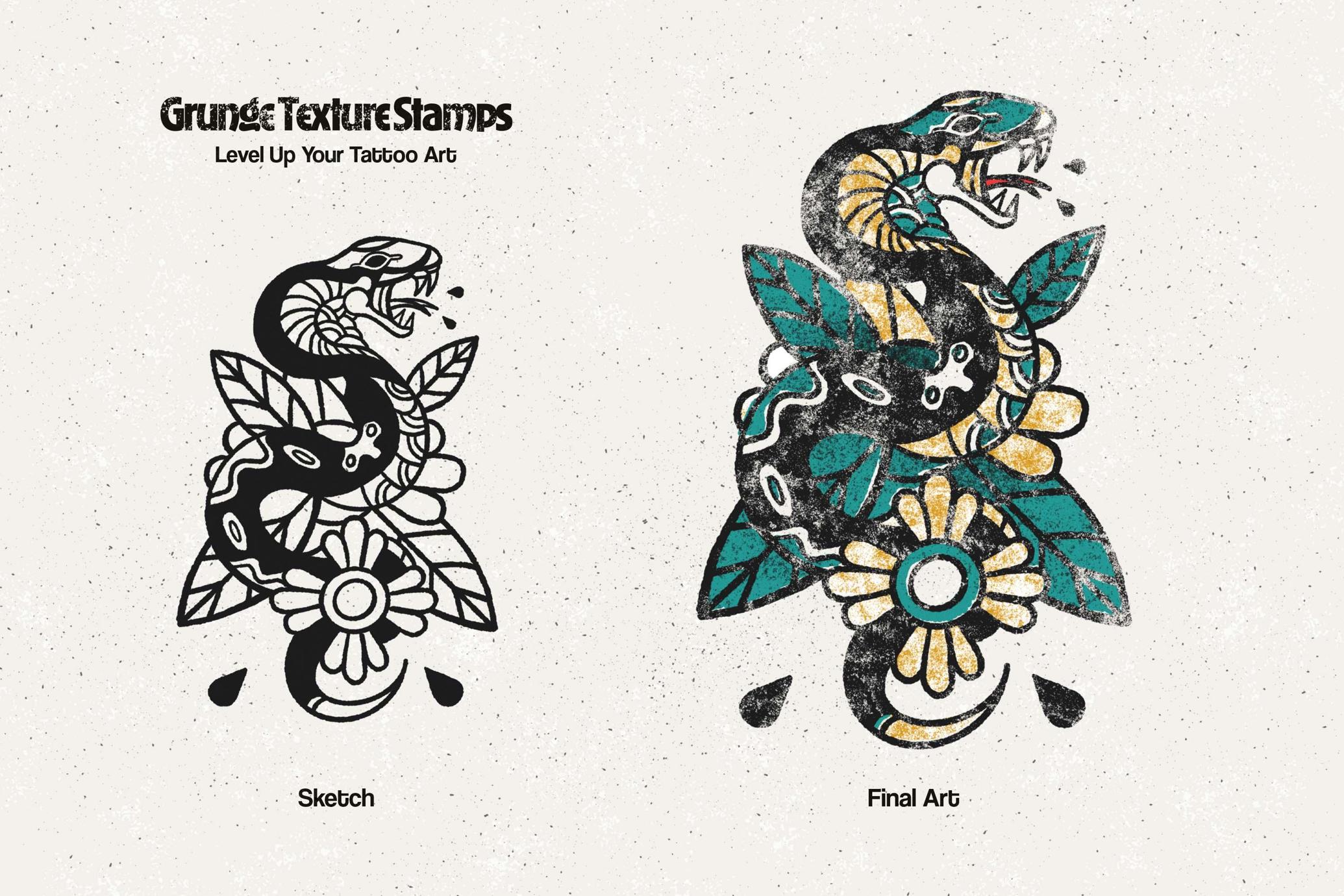 Grunge Stamp Photoshop Brushes