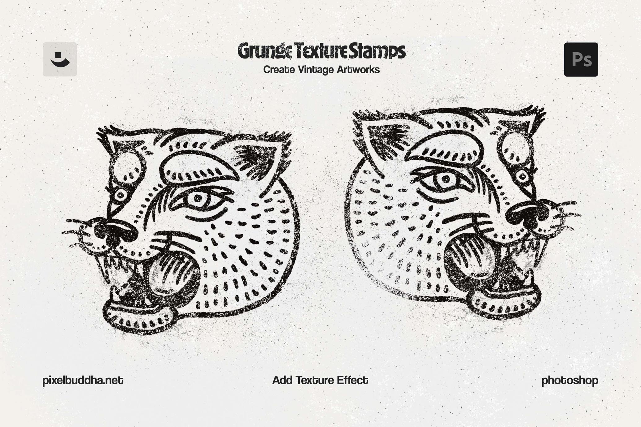 Grunge Stamp Photoshop Brushes